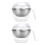 Practical Ice Chilled Serving Bowl with Lid for Keep Salads and 1