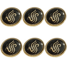 Airport Uniform Buttons Rustproof Metal Buttons-Style 5 6