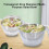 Practical Ice Chilled Serving Bowl with Lid for Keep Salads and 7