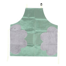 Avental de Chef Macio, Estilo Moderno e Adorável, Avental de Cozinha Multifuncional com Bolso Frontal para Guardar Sachês de Tempero, Termômetro