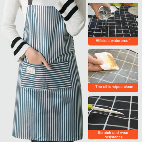 Apron Delight, Γυναικείες Βαμβακερές Ποδιές με Ρυθμιζόμενο Λουράκι και Κορδόνια Μέσης, 2