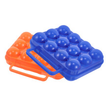 Egg Protection Blue ABS Egg Carrier Picnic Camping Outdoor Storage Egg Dispenser Case Refrigerator 1 Pack