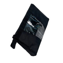 PVC With Visible Storage Compartments Perfect For Home-Black