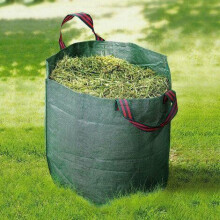 Mehrzweck-Gartensäcke, leichte und tragbare faltbare Säcke mit ergonomischem Design zum einfachen Befüllen, Entleeren und Transportieren (272 l)