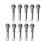 10 Stks Mini Microfoons Model Legeringsmicrofoons Speelgoed Decoratie 1