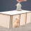 1 Slaapnest Hamster, Decoratief Huis Dier 8