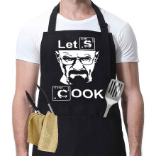 Fleckenabweisende Schürzen, geräumige Taschen, Kochschürzen für Damen und Herren, Grillschürzen mit Taschen, verstellbare Latzschürzen,