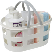 Organizer Basket with Perforations, Multi-scene Use Basket for Home and Office, Durable Flexible Plastic for Flexibility and Strength, Fits Various St