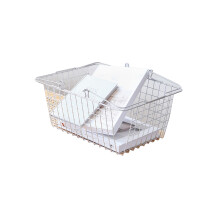 Wire Storage Baskets Stackable Stainless Steel Wire Baskets Modern Coin Banks Metal Wire Pantry Organizers For Kitchen Cabinet Bathroom Space