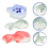3St Drijvende Goudvis Decoratie Aquarium Ceramic Versiering 4
