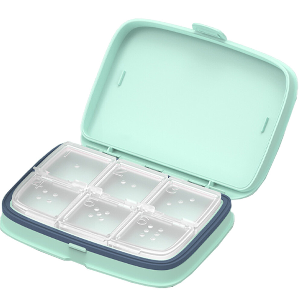 Vitamin Organizer, Travel Pill Box With Removable Compartments, Easy Carry And Waterproof Features For Seamless Medication Management