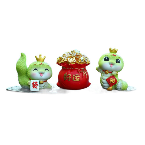 1 ensemble de Figurines de voiture serpent couronné-Ensemble 6