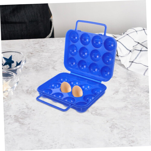 Egg Storage Boxes Two Pack Portable Outdoor Egg Baskets With Handles For Outdoor Box Protection 2