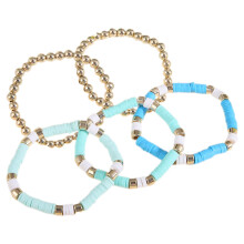5 Peças Pulseiras Bohemias Polimerizada Para Mulheres