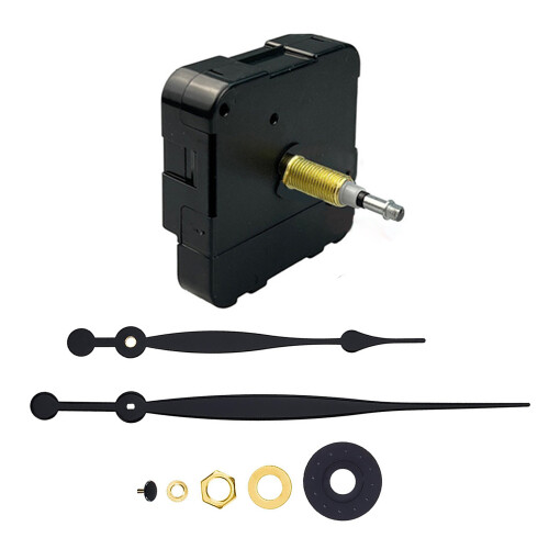 Clock Mechanism Kits with Hands High-Shaft 23 thread 11mm
