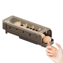 Rolling Egg Tray Automatic Egg Dispenser For Refrigerator, 24Egg Capacity, Durable Plastic, EasyClean SpaceSaving