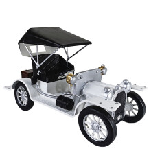 Antique Color Iron Car Model,Vintage Farmhouse Decorative-White