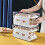 Eggs Storage Case DoubleLayer Slide Container 2Tier Egg Holder Dispenser Sturdy 3