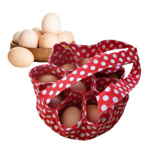 Chicken Egg Basket 9 Bags Red, Storage Container For Fresh Eggs, Egg Holder For Chickens And Ducks