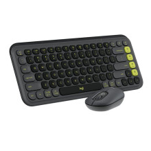 Set tastiera e mouse Bluetooth - Logitech - Grafite - Scrittura confortevole - Tasti programmabili - Clic discreti