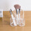 Durable Design Clear Acrylic Makeup Brush Holder, Elegant Design Multi-Purpose Cosmetics Storage For Vanity, Space-saving Versatile Storage Solution ( 5