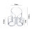 Durable Design Clear Acrylic Makeup Brush Holder, Elegant Design Multi-Purpose Cosmetics Storage For Vanity, Space-saving Versatile Storage Solution ( 2