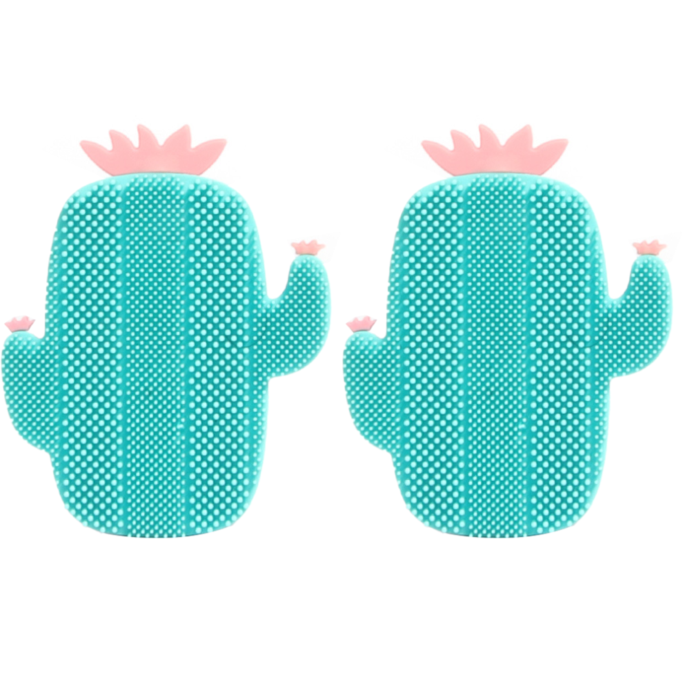 Portable Back Scrub Brush, Safe Hygienic Silicone Scrubbers for Deep Facial Cleansing & Exfoliation, Ergonomically Designed for Optimal Grip, Quic