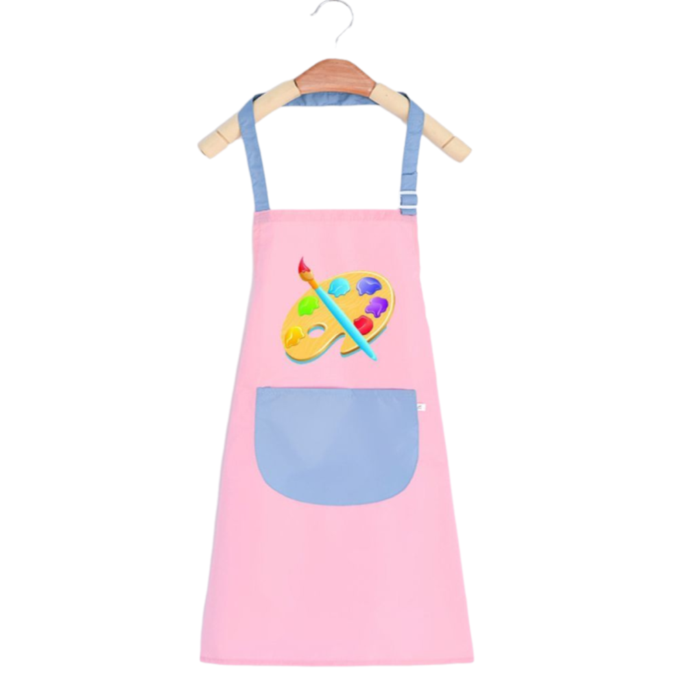 Waterproof Kids Aprons For Cooking, Durable Fabric Adjustable Neck Strap Apron For Toddlers, Machine Washable Lightweight Design With Stain Resistant 9454554752723