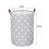 Dust-proof Laundry Storage Bin, Lightweight and Sturdy Foldable Hamper with Waterproof Lining, Drawstring Closure for Secure Containment, Collapsible 2