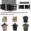 QuickRelease Adapters For Vests  MOLLE Compatible Side Entry Buckle  MilGrade Disconnect Kit 5
