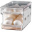 Eggs Storage Case DoubleLayer Sliding Container Sturdy Egg Holder Dispenser Kitchen Egg Organizer 3