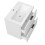 AICA 600mm White Bathroom Vanity Unit with Resin Sink 2 Drawers 2