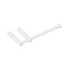 COSMIC Toilet roll holder, Matt white, LOGIC Collection
