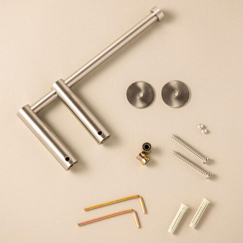 COSMIC Toilet roll holder, Matt white, LOGIC Collection 2