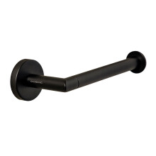 COSMIC Toilet roll holder, Matt black, Hidden fixings, Start Collection