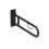 COSMIC Floding Grab rail 75cm Toilet Roll Holder Matt Black ARCHITECT Collection 1