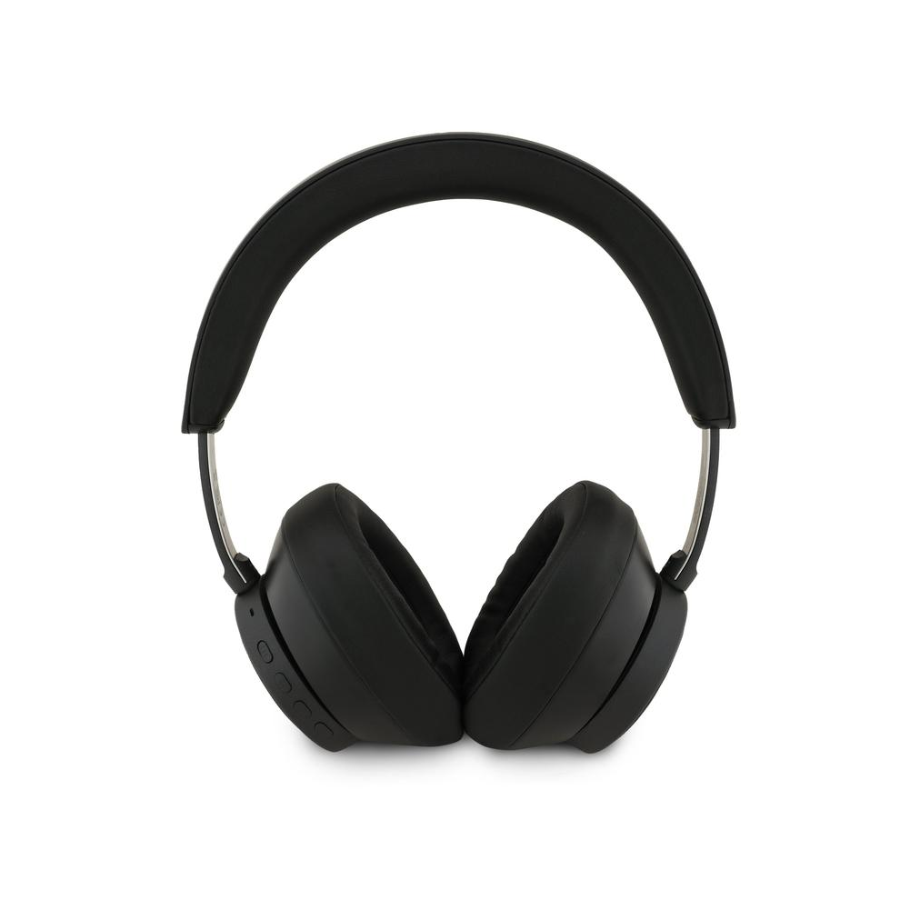 Guess Saffiano Enc Triangle Logo Wireless On Ear Headphones Black - Gubhc15pgmrtrk