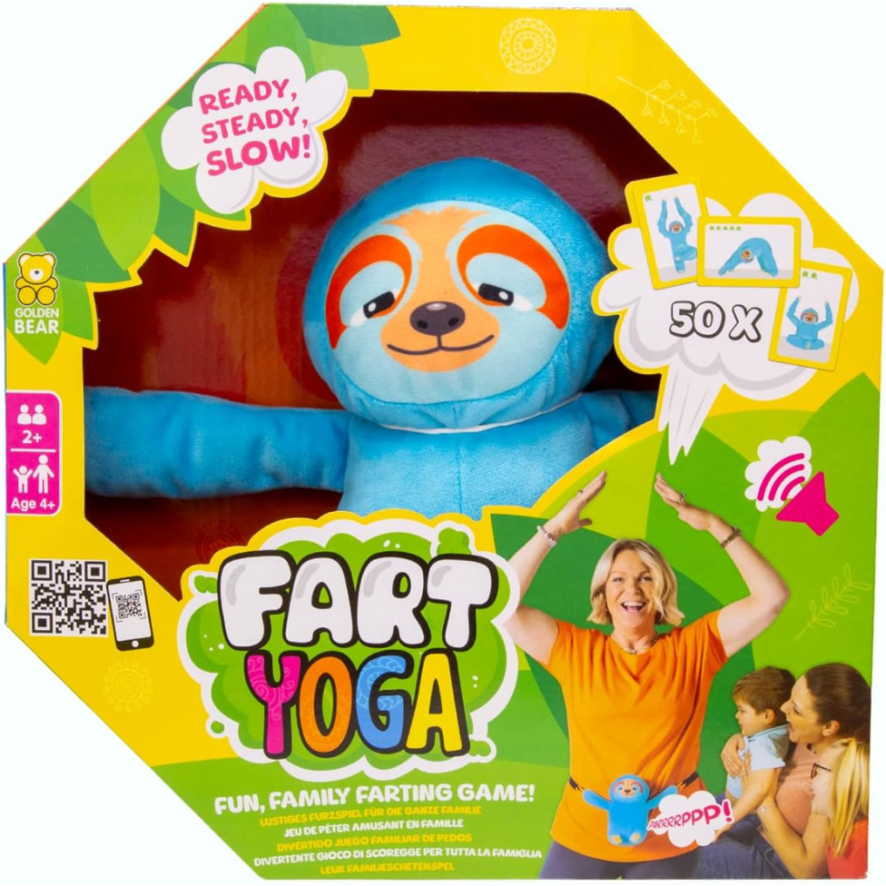 Bear Fart Yoga Fun Family Farting Game Kids Party Game Gift Golden