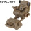 Ergonomic For Night Vision Device Holder With Quick Release Levers, Adjustable Design, Black 2