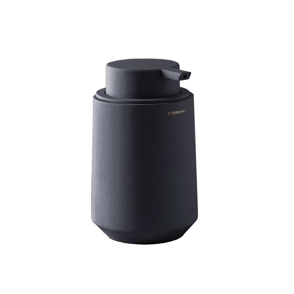 Cosmic Unisex Black Soap Dispenser, 350Ml, Non-Drip Nozzle, Volcano, Saona Collection In - Image 2