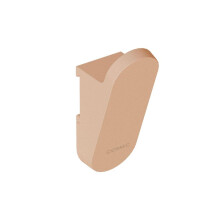 COSMIC Towel hook, Coat hook, 2 Pieces, Peach, Compatible with ALIFE Collection