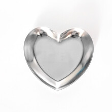 Kleine Edelstahlschale für Schmuck, verschleißfest und bruchsicher, runde Schmuckschale für Kosmetikaufbewahrung (wiederverwendbar und robust)