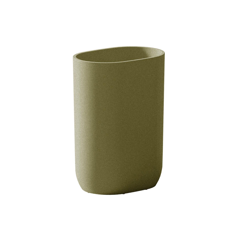 COSMIC ALIFE Toothbrush Holder for Bathroom Countertop with Minimalist and Functional Design. Pale Green Toothbrush Holder - Image 2