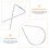 50Pcs Rust Resistant Spring Steel Ceiling Hooks for Office and Party 8