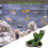 Aquarium Fish Tank Tree Hole Cave With Moss Decoration 10