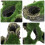 Aquarium Fish Tank Tree Hole Cave With Moss Decoration 8