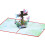 3D Popup Easters Card,Flower Religious Crosses Easters Card 5