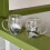 Tasse en verre transparent Unique avec fleur séchée,-350 ml 6