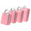 Sacs de rangement à Compression 4 pièces, pour dortoirs et-Rose 1