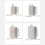 Sacs de rangement à Compression 4 pièces, pour dortoirs et-Rose 4